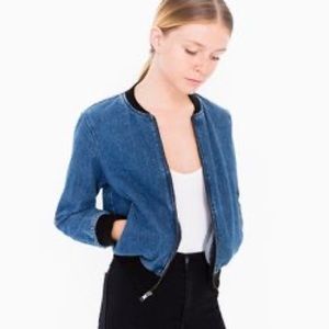 American Apparel denim jacket EUC